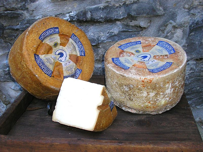 Castelmagno, ospite fisso al desco del re