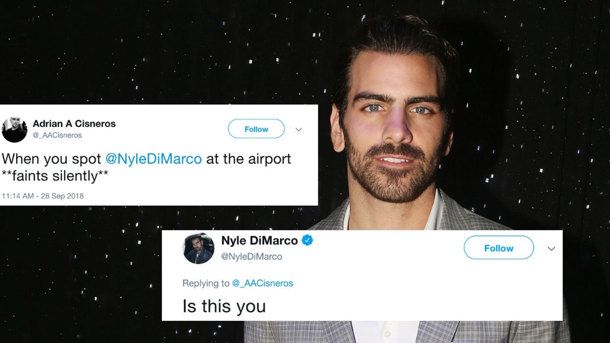 Fan Spots ANTM Winner Nyle DiMarco At The Airport—And DiMarco Spots Him Back 😂