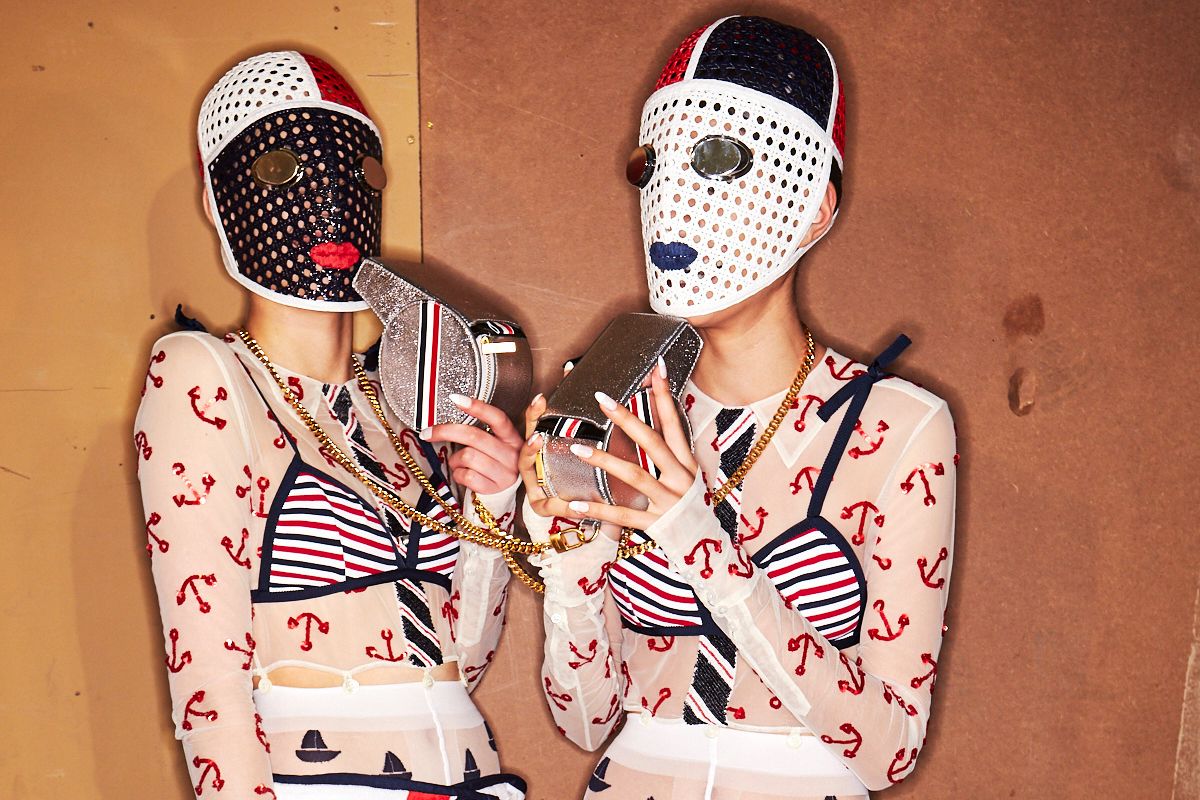 Go Backstage At Thom Browne's Spring 2019 Show