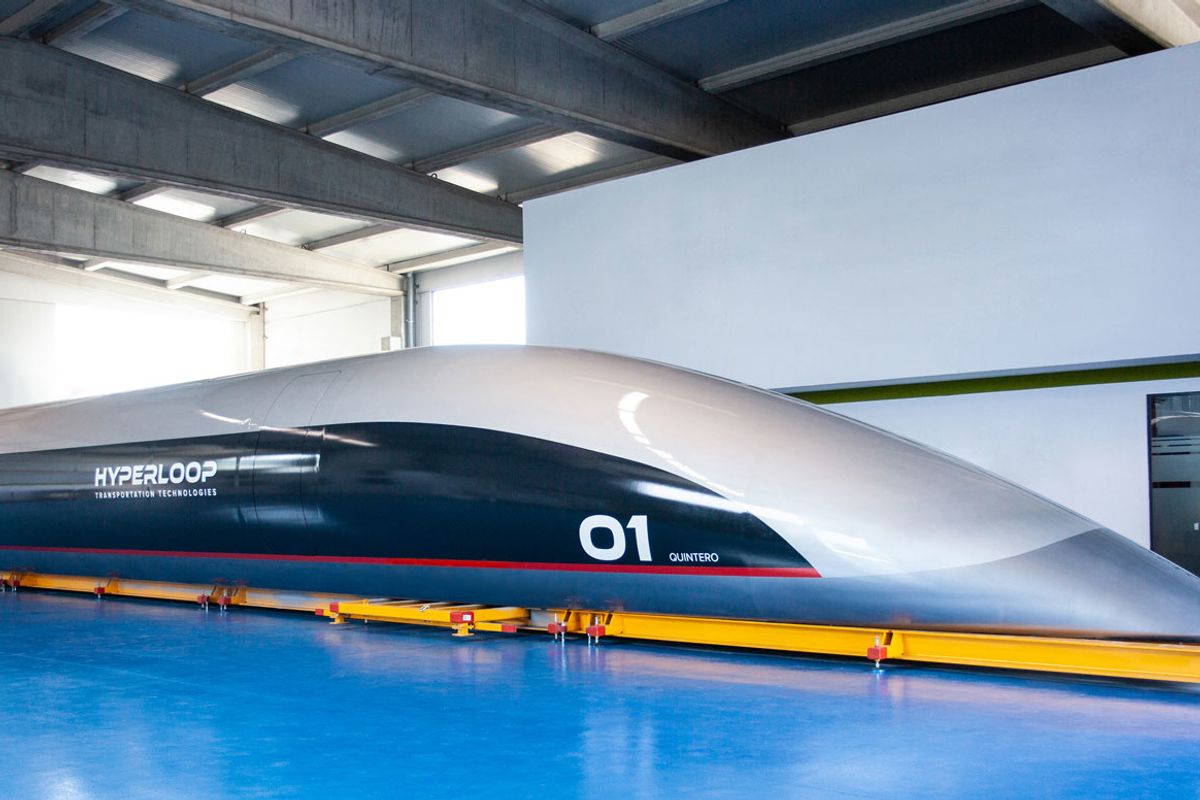Hyperloop builder reveals first full-scale pod for 760 mph ‘airplane without wings’