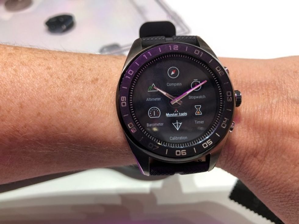LG Watch W7 is a digital smartwatch with mechanical hands - Gearbrain