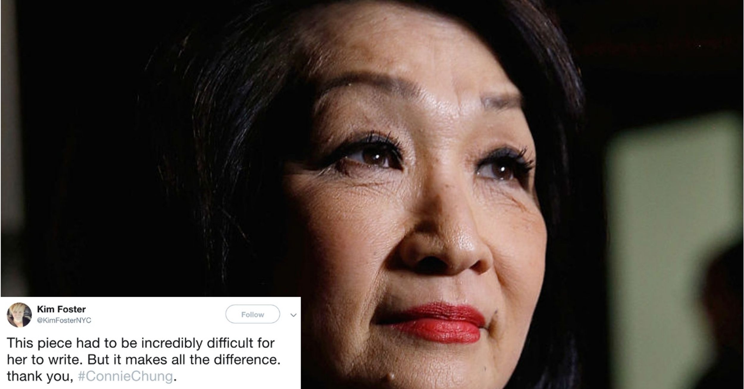 Connie Chung Pens Powerful Open Letter To Christine Blasey Ford, Reveals She Was Sexually Assaulted 50 Years Ago