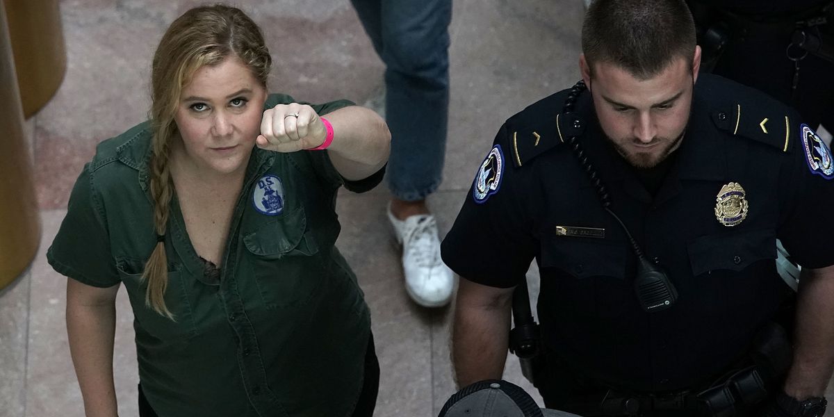 Amy Schumer and Emily Ratajowski Arrested at Kavanaugh Protest