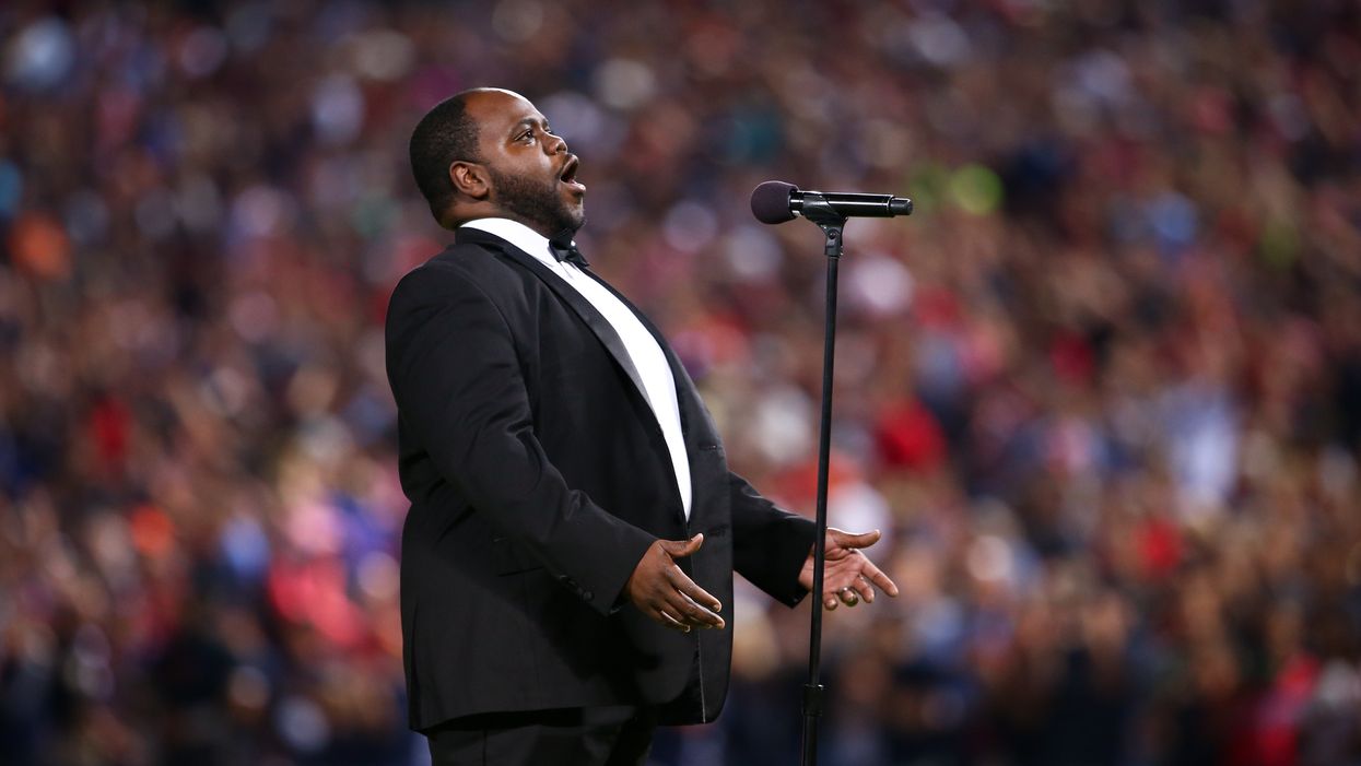 Meet Timothy Miller, the man who sings 'God Bless America' at Braves home games
