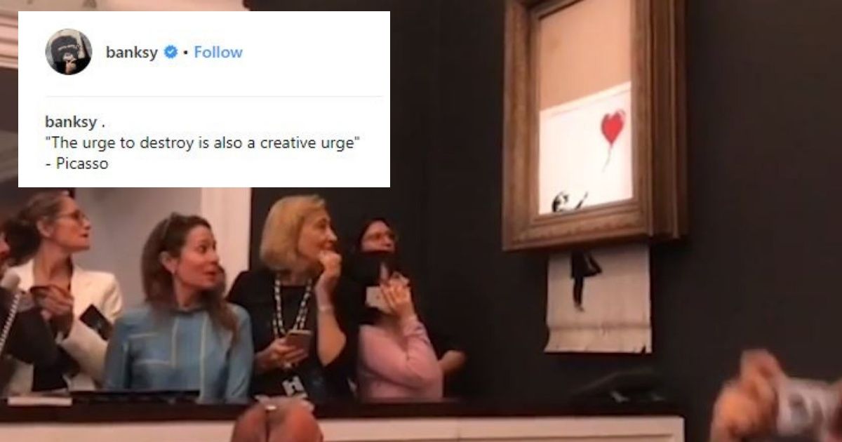 Banksy Reveals How And Why He Pulled Off His Art Shredding Prank In New Instagram Video