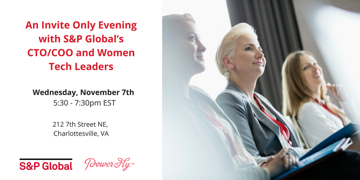 An Invite Only Evening with S&P Global’s CTO/COO and Women Tech Leaders