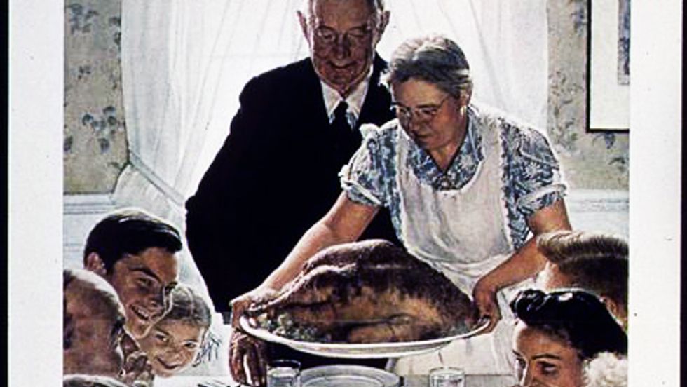 What Is Norman Rockwell’s Thanksgiving Picture Really About?