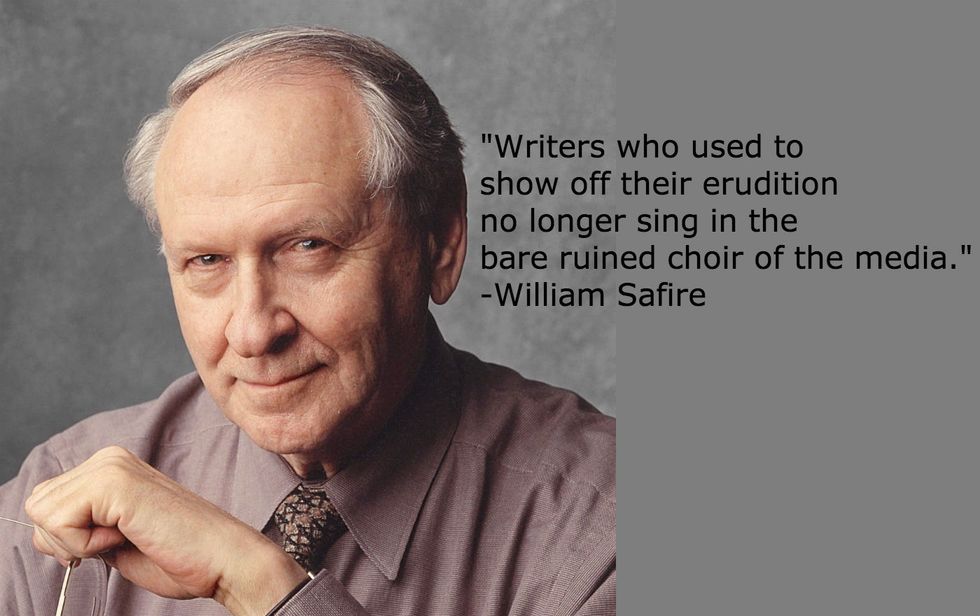 William safire essay image