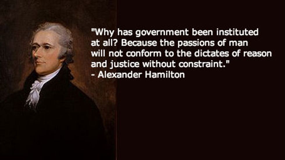 Alexander Hamilton on Government - Big Think