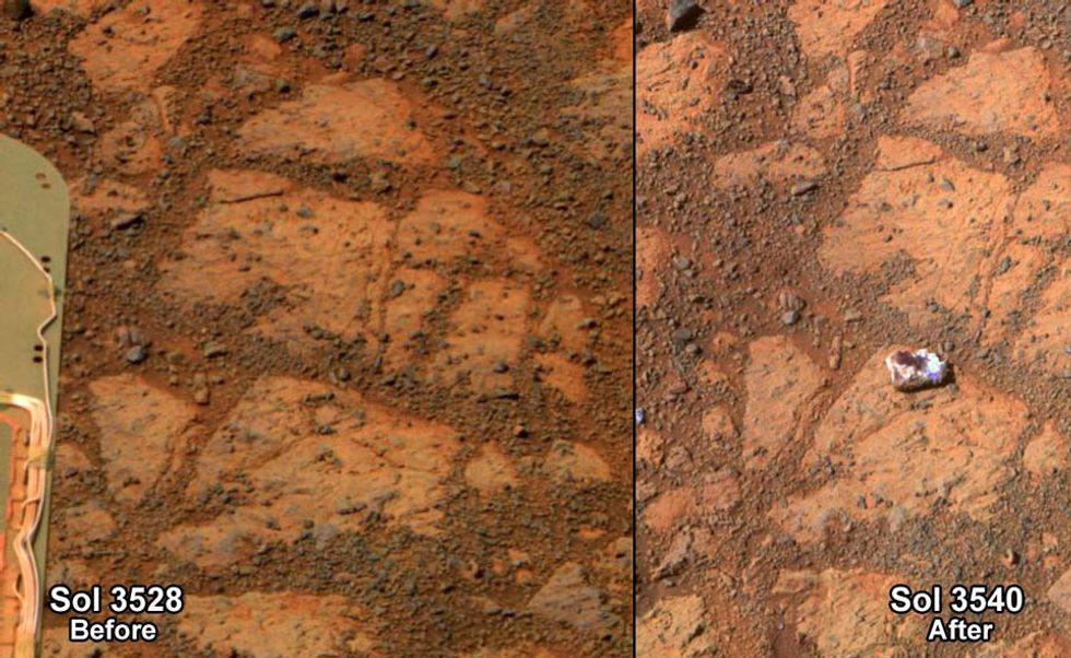 Donut Shaped Rock on Mars Promps Lawsuit