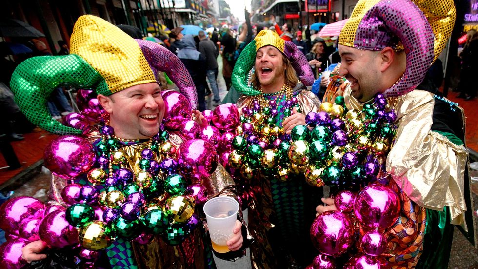 Your Brain Is like This Mardi Gras Party
