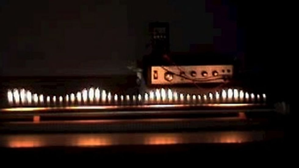 fire sound wave experiment