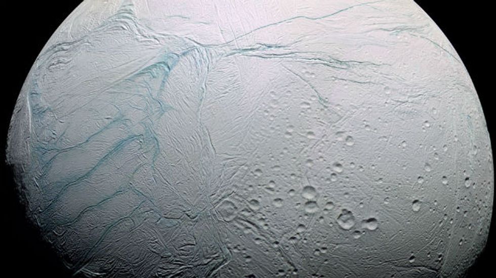 Tiger Stripes on Saturn's Moon