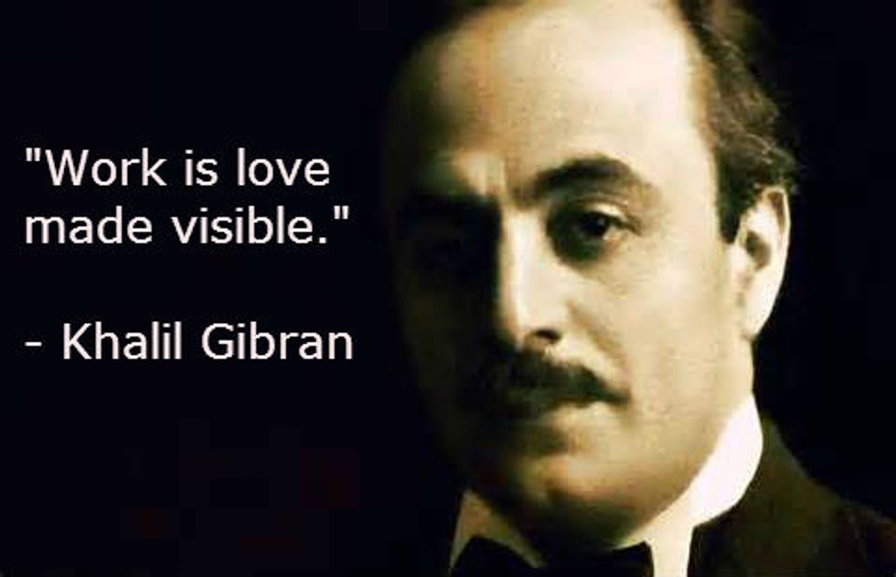 On Work By Kahlil Gibran Explanation