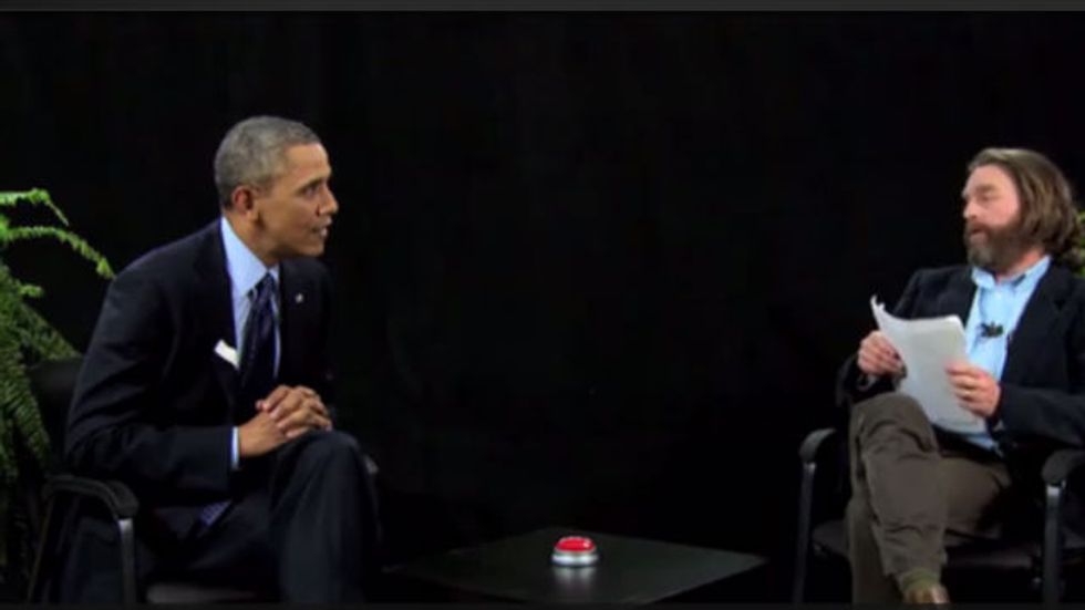 President Obama is to "Between Two Ferns" as Macy’s Terry Lundgren is to Buzzfeed
