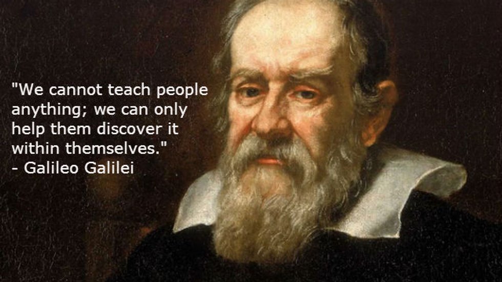 Galileo on Learning Big Think