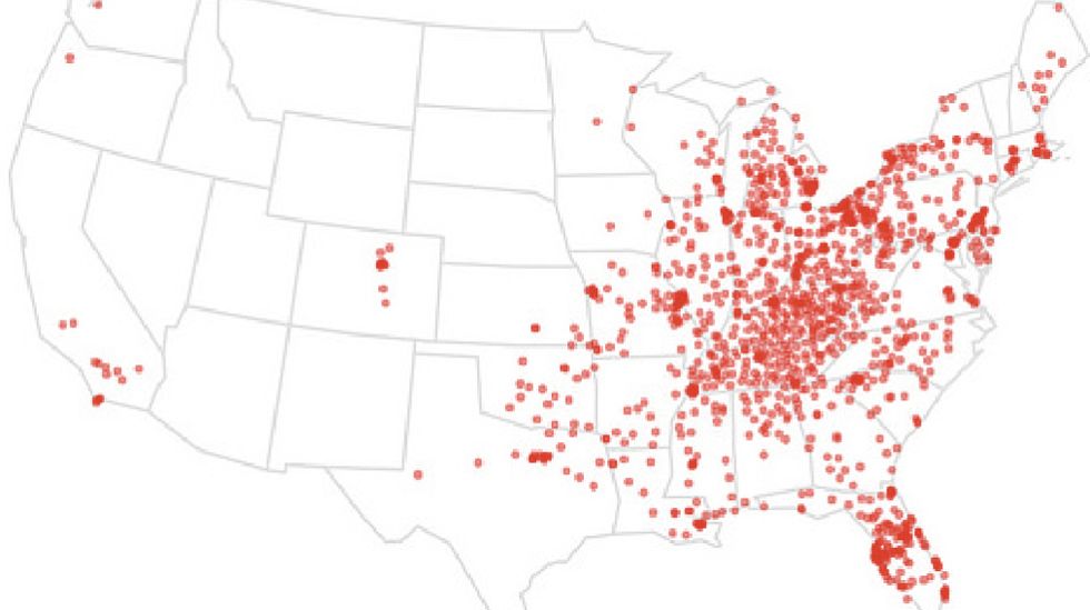 A Topography of American Grocery Shopping
