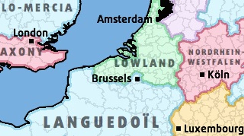 How to Save the EU: This Map of "Equipopulated" European Countries
