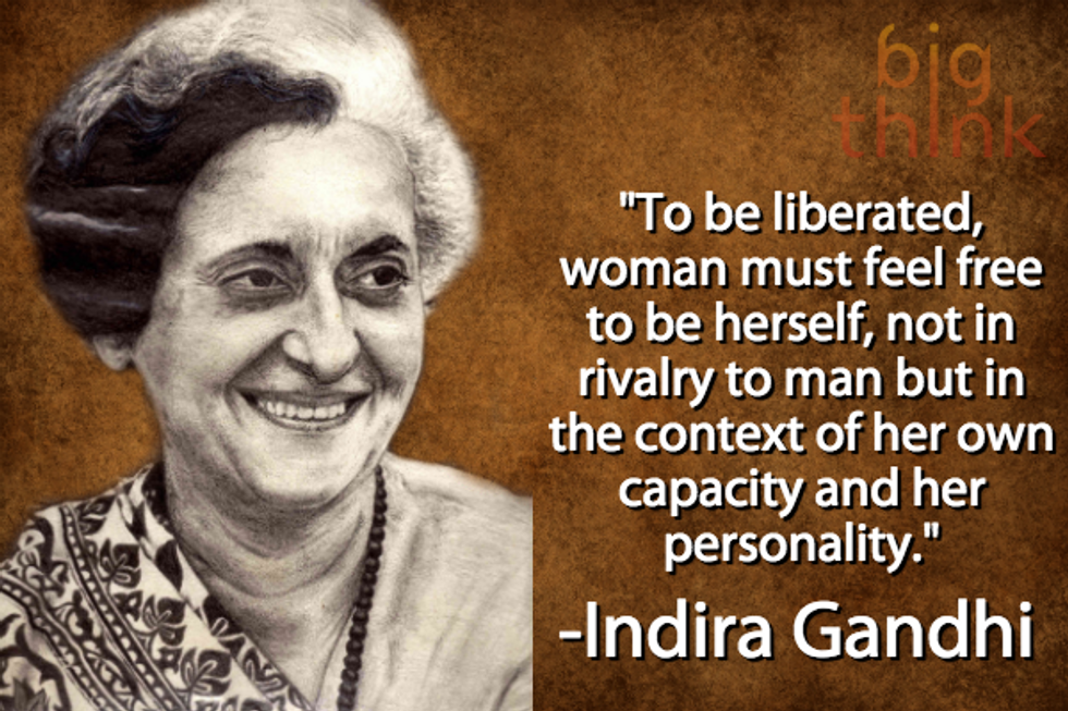 Indira Gandhi on Women's Liberation - Big Think