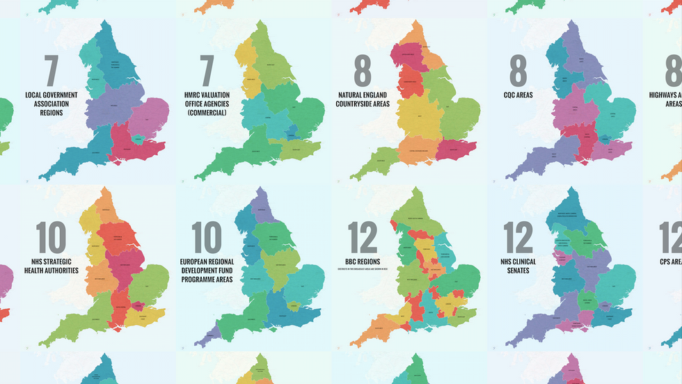 40 Ways to Carve Up England