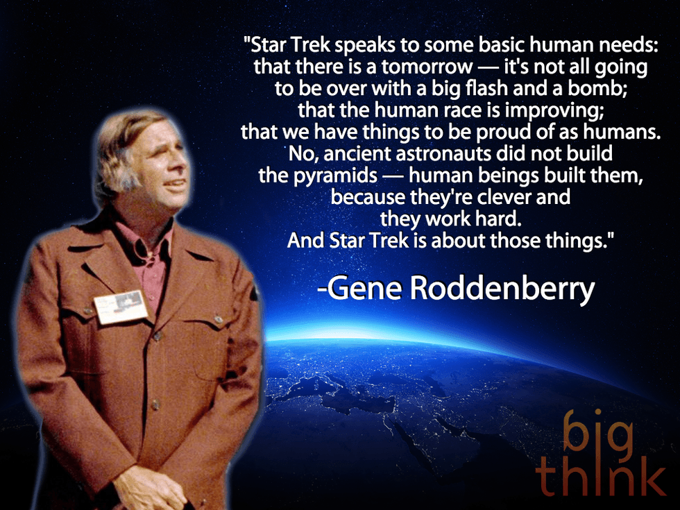 Gene Roddenberry On The Meaning Of Star Trek Big Think