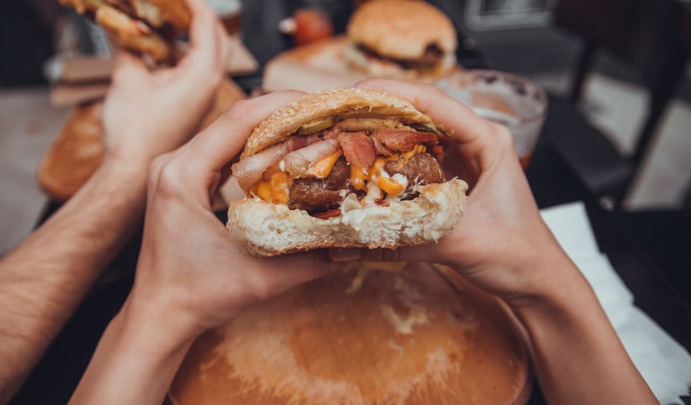 A big delicious burger.