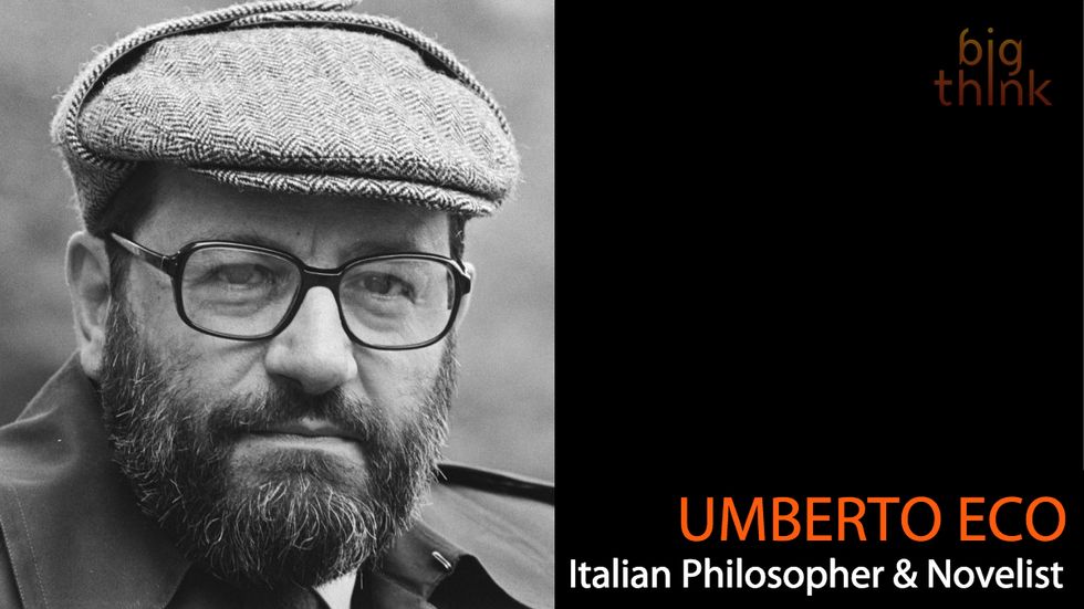 Umberto Eco The Media Has Replaced The Army As The Means For Seizing Power Big Think