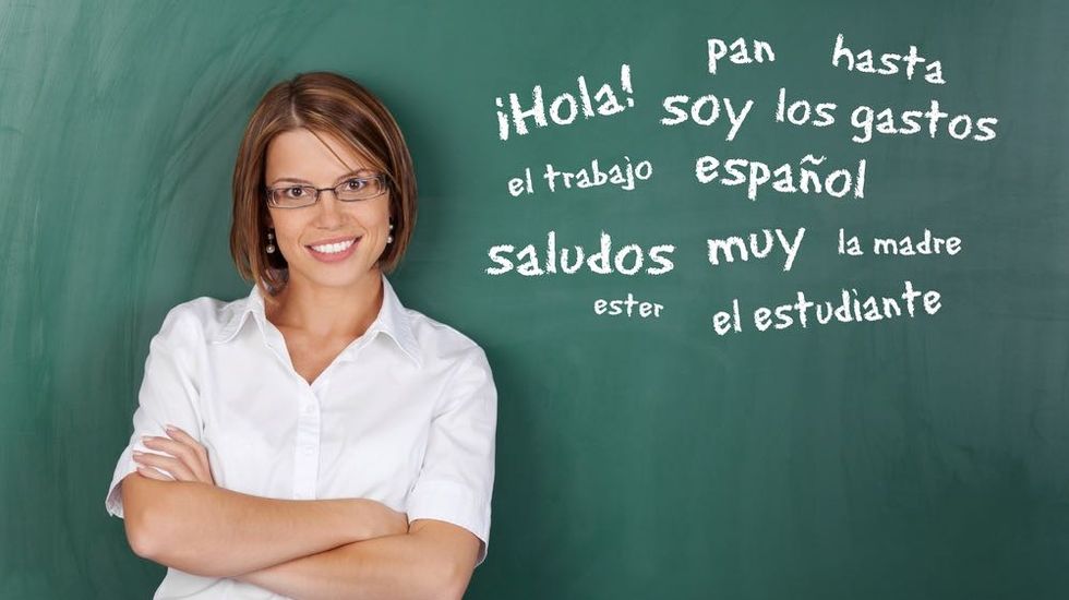 Spanish is the Language of Love. English, of Poetry.
