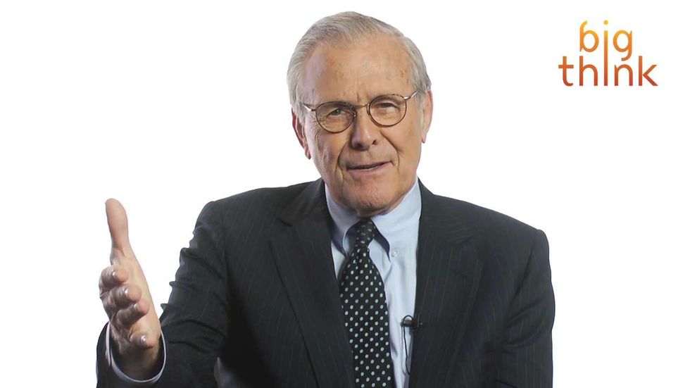 Donald Rumsfeld: Support the Troops. Hire Them. - Big Think