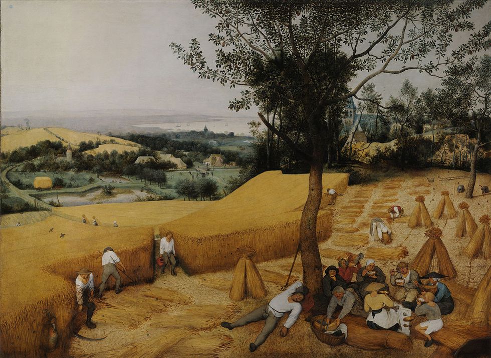The Harvesters. Pieter Bruegel