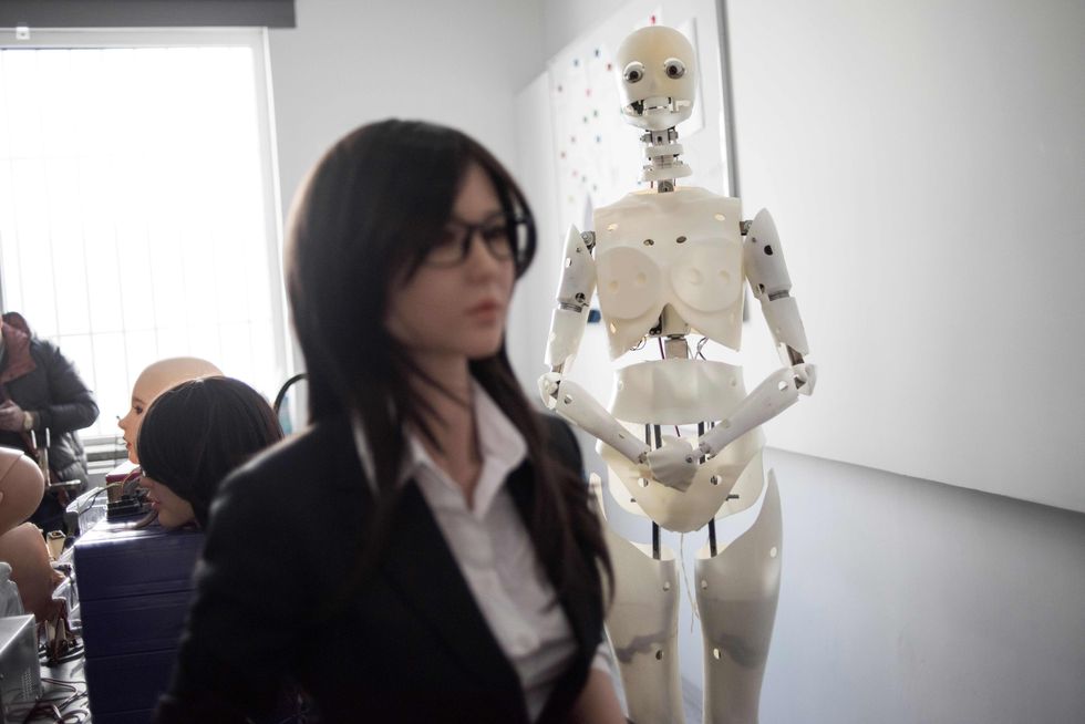 Sex robot manufacturing plant.