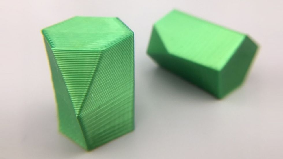 A 3D-printed design of a scutoid. (Credit: mathgrrl via Thingiverse)