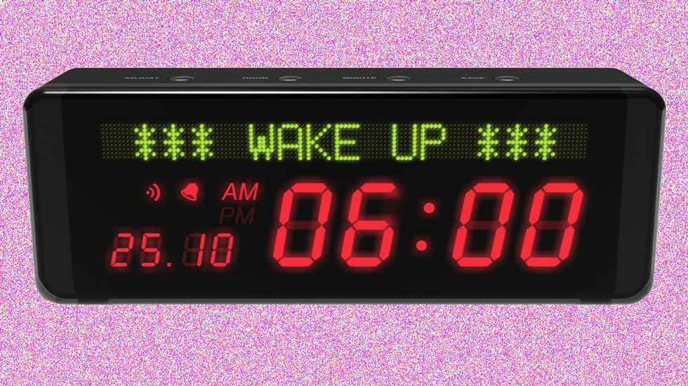 An alarming clock