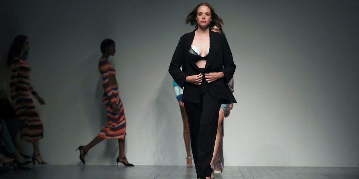 Model Rocks a Breast Pump at London Fashion Week