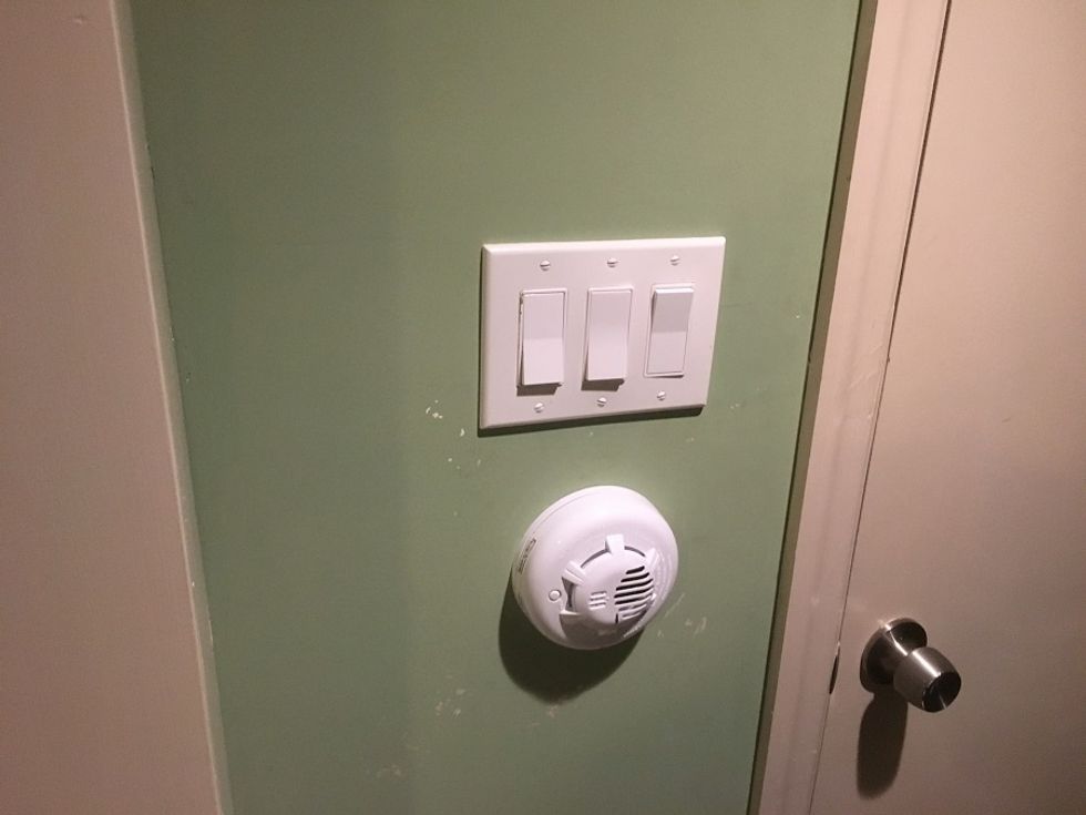 Standard light switches.