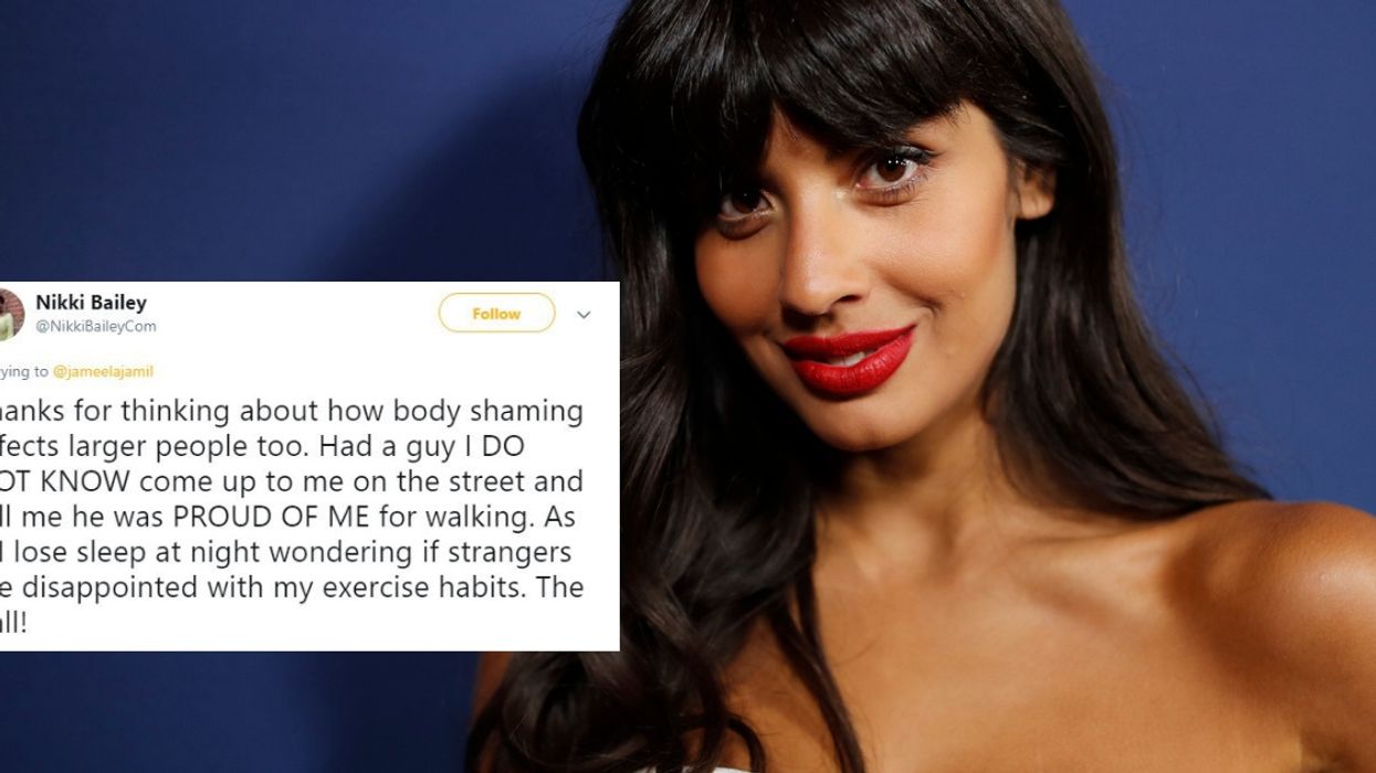 Actress Jameela Jamil Shuts Down Body Shamer At The Gym With The Perfect Response 🔥