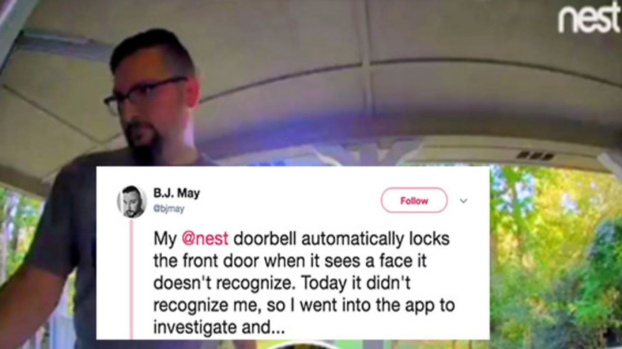 Man's Security Doorbell Locks Him Out Of His Home After Thinking His Shirt Is An Intruder đ