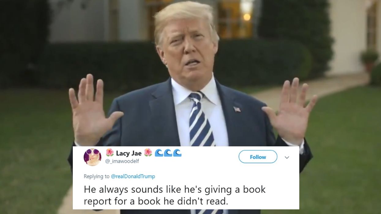 People Are Roasting Trump Over His Mind-Numbing Observation About The Wetness Of Water 😂