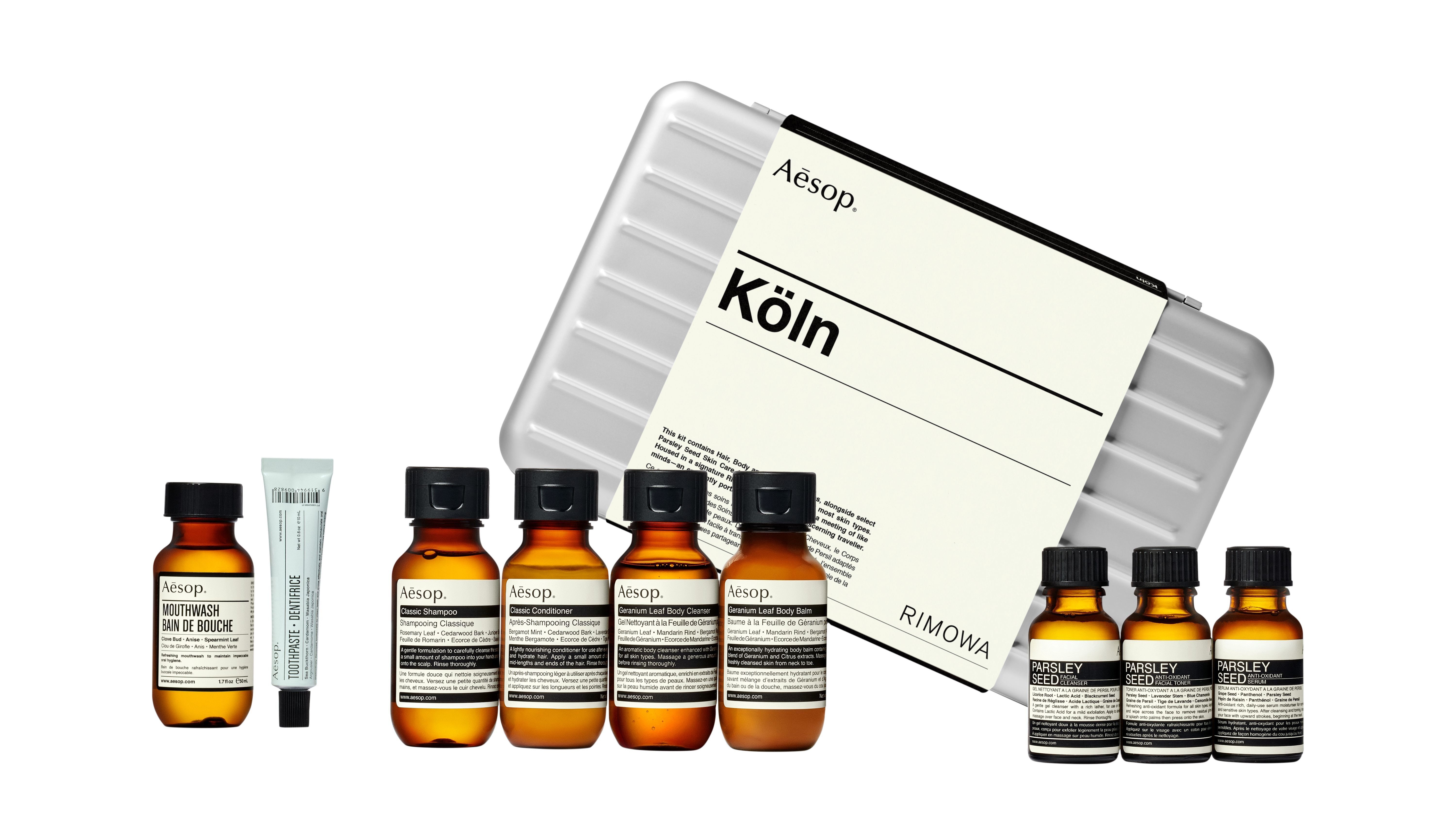 aesop koln travel kit