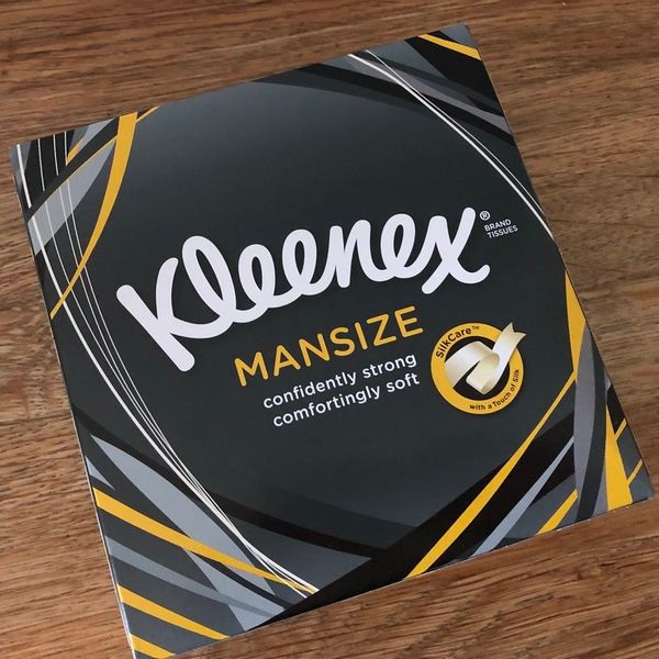 Kleenex to Rename 'Mansize' Tissues
