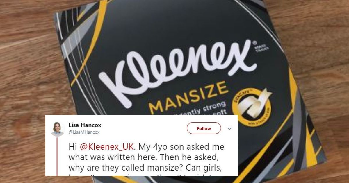 After Over 60 Years, Kleenex Is Finally Changing The Name Of 'Man Size' Tissues