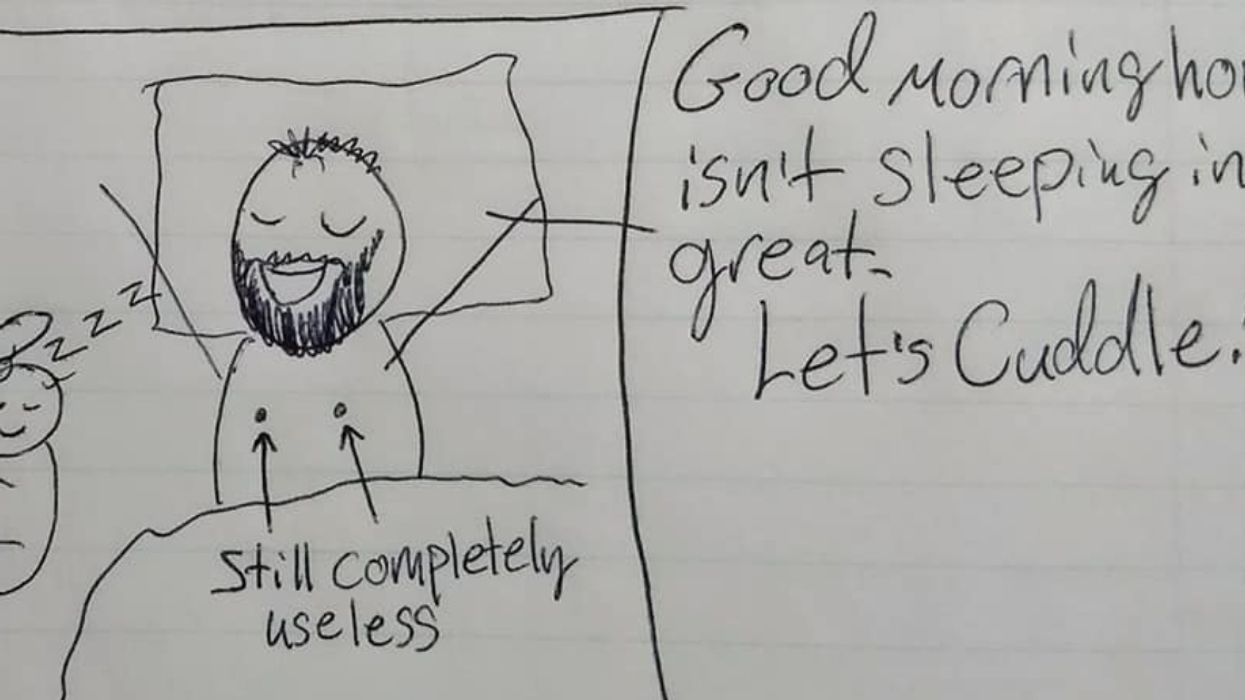 Mom Draws Perfect Sketches Of Why She Is Exhausted All The Time For Her Husband