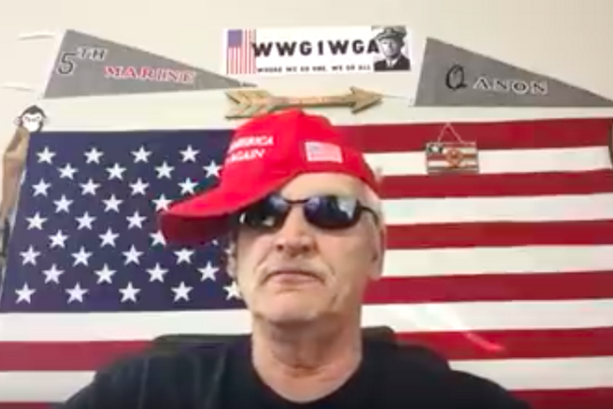 Let's All Just Watch This Weird Video Of Some Guy Ranting About 'Q' Going Missing, OK?