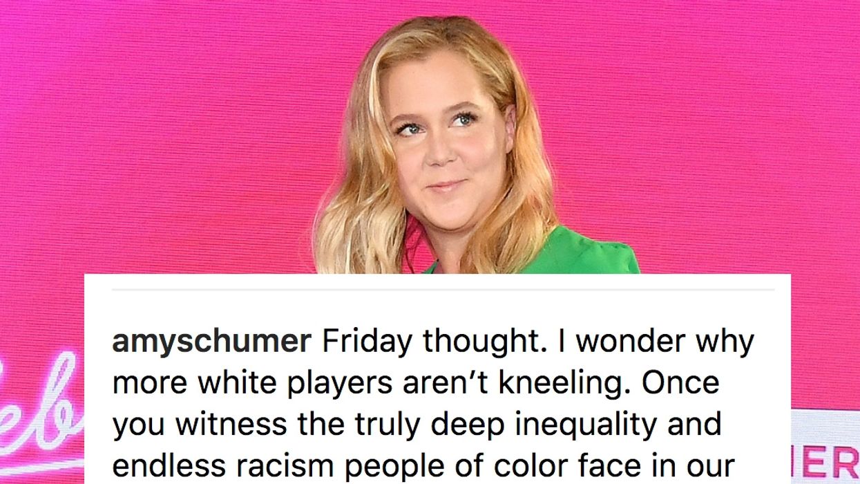 Amy Schumer Follows Rihanna's Lead, Refuses To Book Super Bowl Commercials In Support Of Protesting Players