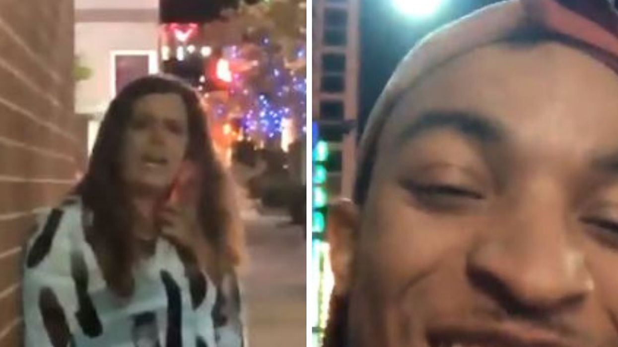 Drunk Woman Caught On Video In Racist Tirade Against Two Black Men Outside Bar