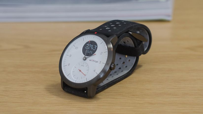 Withings Steel HR Sport smartwatch hybrid 40mm (vit/svart)