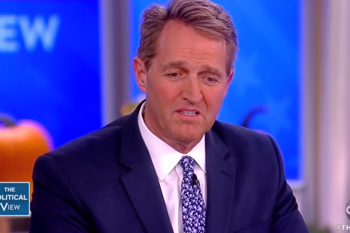 Now Is The Time For Jeff Flake To STFU And Go Away