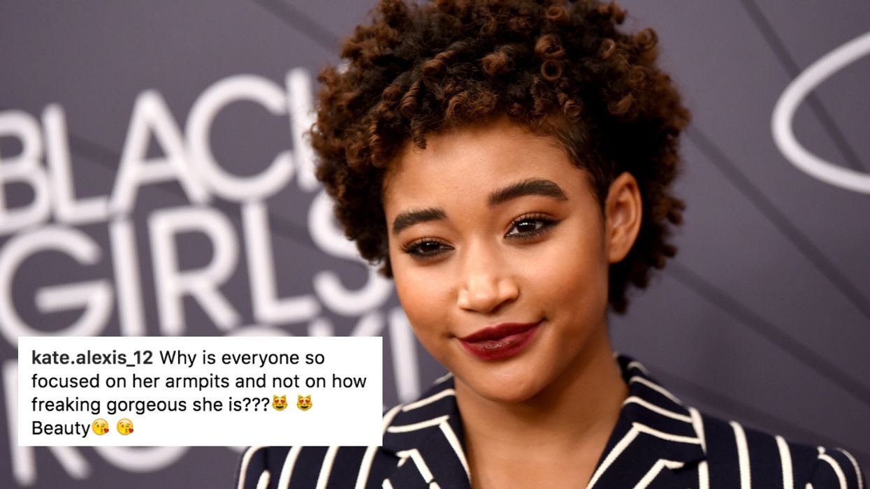 'The Hate U Give' Star Amandla Stenberg Rocked Some Armpit Hair On The Red Carpet–And We're Here For It 👏