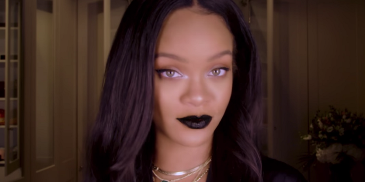 Watch Rihanna Go Goth Chic