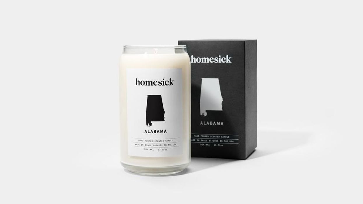 These candles are supposed to smell like your home state, complete with 'wet road' scent